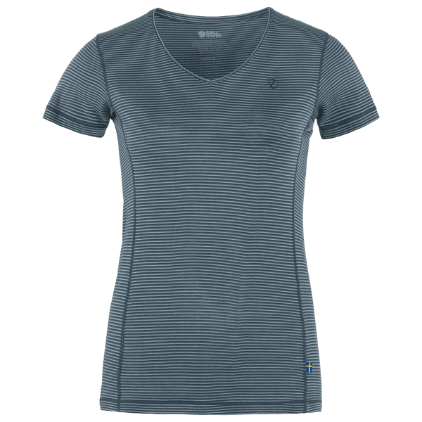 Tricou cu mânecă scurtă Fjällräven Abisko Cool T-Shirt Women Indigo Blue