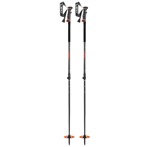 Gaură Leki Helicon Lite dark anthracite-neonorange-black