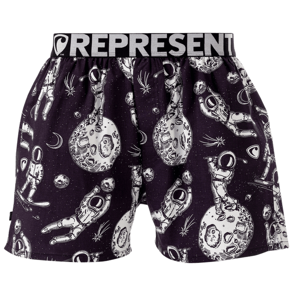 pantaloni scurți Represent EXCLUSIVE MIKE SPACE GAMES Šedá