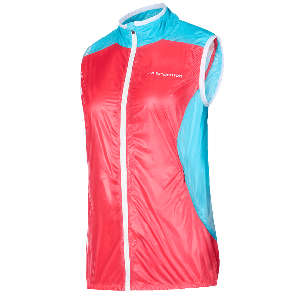 Vesta La Sportiva BRIZA WINDBREAKER VEST W Hibiscus/Malibu Blue