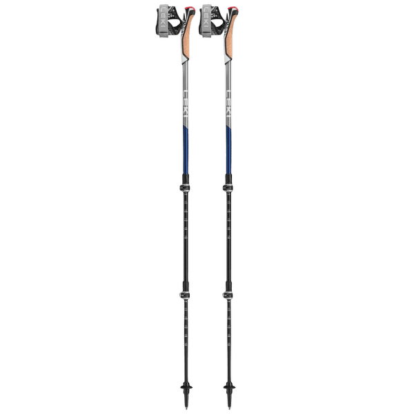 Gaură Leki Traveller Carbon midnightblue dark metallic-llight anthracite-white