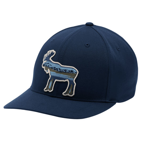 Capac Columbia Lost Lager™ 110 Snap Back Collegiate Navy, Scenic Moose 467