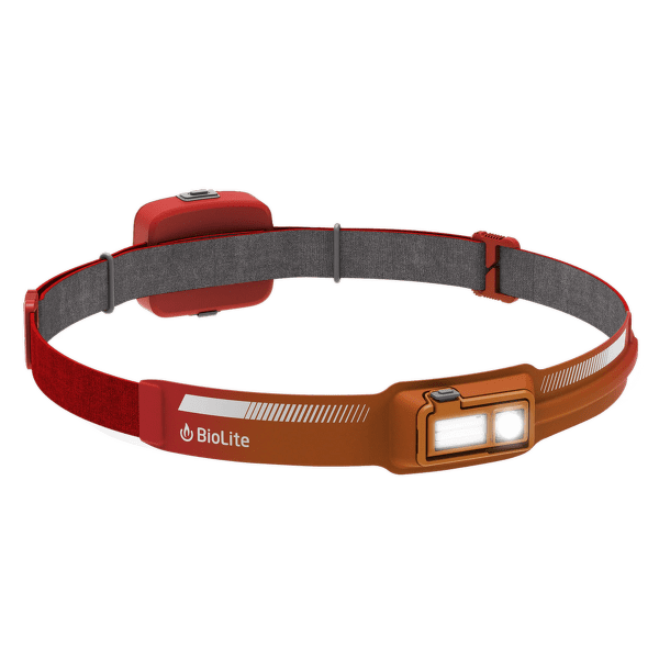Lampă frontală BioLite Dash 450 Rechargeable HeadLamp Red
