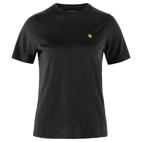 Tricou cu mânecă scurtă Fjällräven Bergtagen Merino 190 SS Women Black