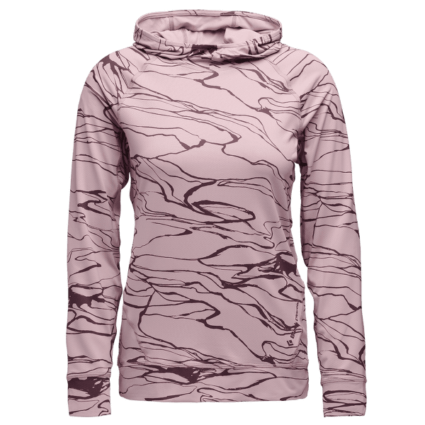 Hanorac Black Diamond LS Alpenglow Hoody Women Relief-Meadow Rose-Fig