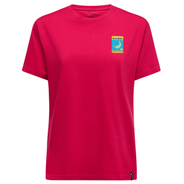 Tricou cu mânecă scurtă La Sportiva MOON CLIMB T-SHIRT Women Azalea/Redwood