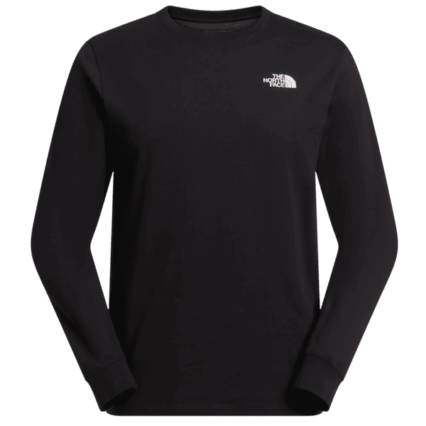 Tricou cu mânecă lungă The North Face Evolution Box NSE Regular Long Sleeve Men TNF BLACK/TNF WHITE