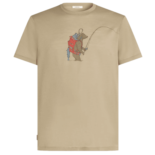 Tricou cu mânecă scurtă Icebreaker Merino 150 Tech Lite SS Tee Bear Catch Men FLAGSTONE
