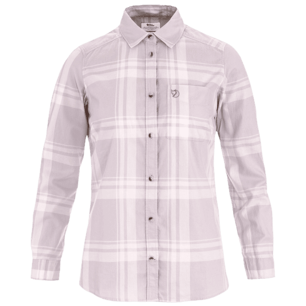 Cămașă cu mânecă lungă Fjällräven ÖVIK LITE FLANNEL SHIRT WOMEN Lavender Mist-Eggshell