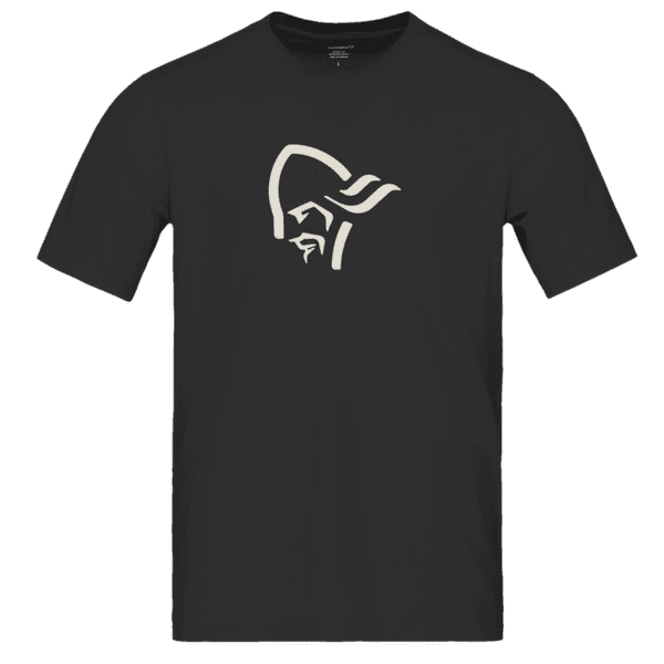 Tricou cu mânecă scurtă Norrona /29 cotton viking T-Shirt Men Caviar Black/Snowdrop