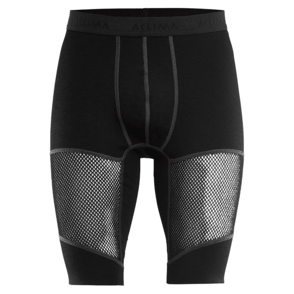 Pantaloni scurți Aclima WoolNet Long Shorts Men Jet Black