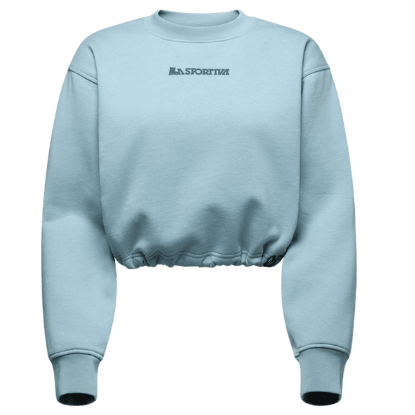 Hanorac La Sportiva HERITAGE LOGO CROP SWEATER Women Limestone/Night Sky