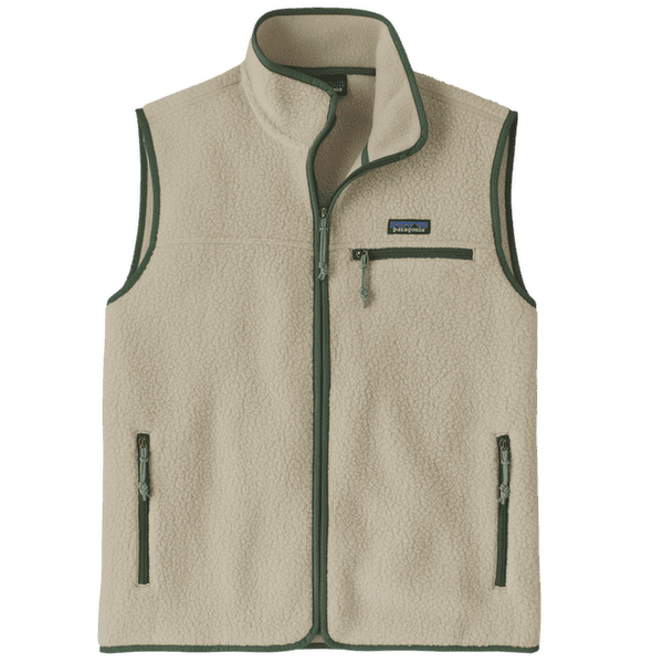 Vesta Patagonia RETRO PILE VEST Men Pelican w/Canopy Green