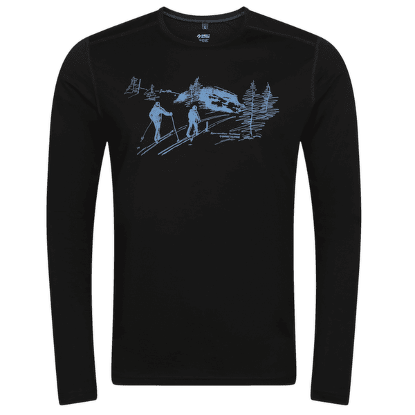 Tricou cu mânecă lungă Direct Alpine Furry Long 3.0 black (Northbound)