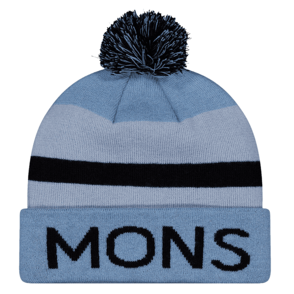 Căciuli Mons Royale McCloud Pom Pom Merino Beanie Ice Blue / Moonstone / Black