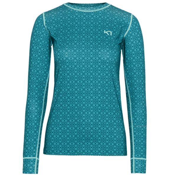 Tricou cu mânecă lungă Kari Traa Fryd LS Women PEACO/PEACOCK