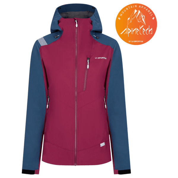 Jachetă La Sportiva ALPINE GUIDE SOFTSHELL JACKET Women Red Plum/Opal
