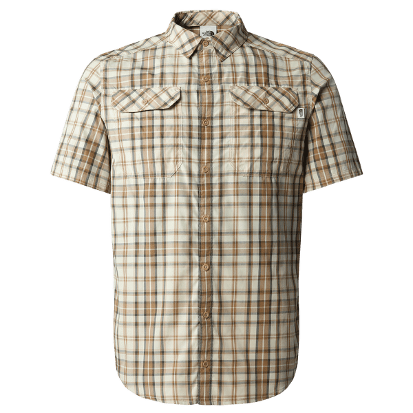 Cămașă cu mânecă scurtă The North Face S/S Pine Knot Shirt Men Khaki Stone Plaid