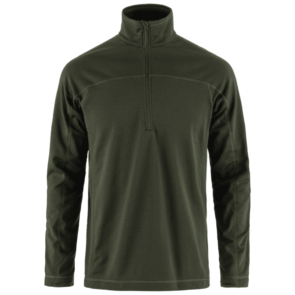 Hanorac Fjällräven Abisko Lite Fleece Half Zip Men Deep Forest