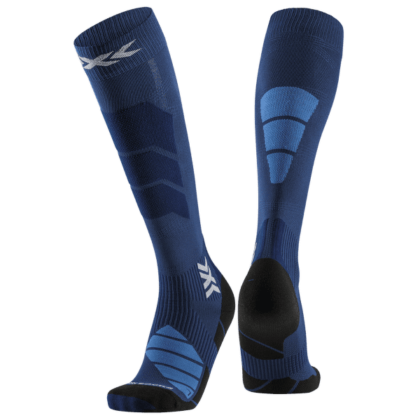 Șosete pentru genunchi X-Bionic X-SOCKS® SKI EXPERT OTC MEN Marine/Mineral Blue