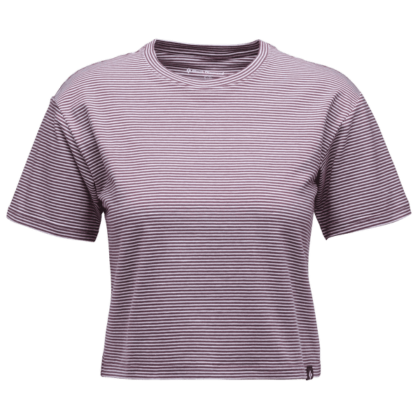 Tricou cu mânecă scurtă Black Diamond BD Stripe SS Tee Women Fig-Soft Lilac