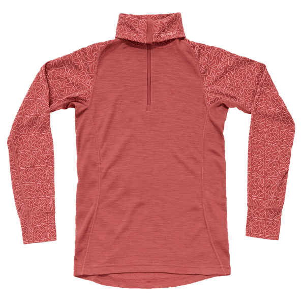 Tricou cu mânecă lungă Devold Duo Active Zip Neck Women (328 244) 753A  MARSALA