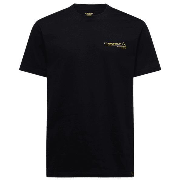 Tricou cu mânecă scurtă La Sportiva SINCE 1928 T-SHIRT Men Black/Yellow