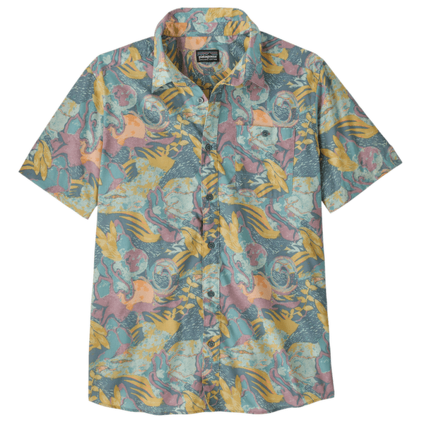 Cămașă cu mânecă scurtă Patagonia Go To Shirt Men Moon Tripper: Blue Sage