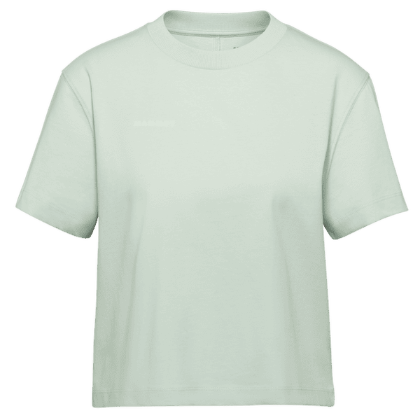 Tricou cu mânecă scurtă Mammut MAMMUT BASE CROPPED T-SHIRT WOMEN MINI LOGO 1288 silver sage