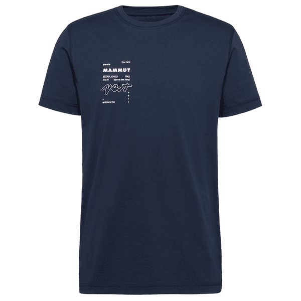 Tricou cu mânecă scurtă Mammut MAMMUT CORE T-SHIRT MEN VERT marine 5118