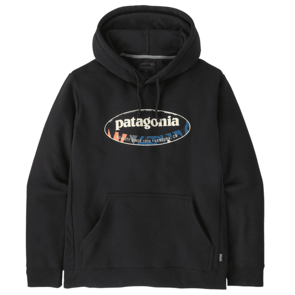 Hanorac Patagonia ’95 Oval Logo Uprisal Hoody Men Black: Kaleido