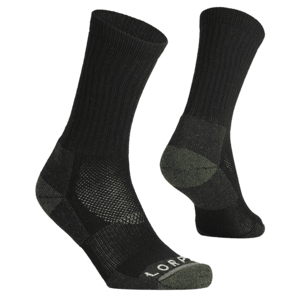 Șosete Lorpen Wool Hike 2 Pack Crew 5327 BLACK/LIGHT GRANITE