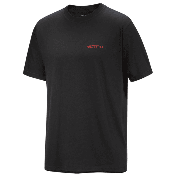 Tricou cu mânecă scurtă Arcteryx Kragg SL Cotton Blurred Bird SS Men Black/Dynasty