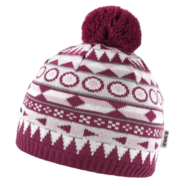 Căciuli Kama Kids knitted Merino beanie B99 violet