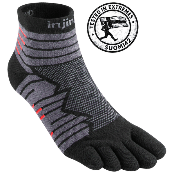 Șosete Injinji Run Ultra Run Mini Coolmax ONYX