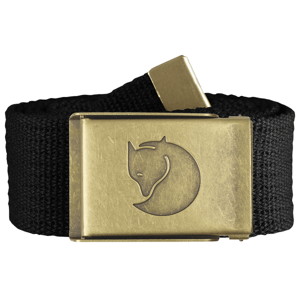 Centură Fjällräven Canvas Brass Belt Black