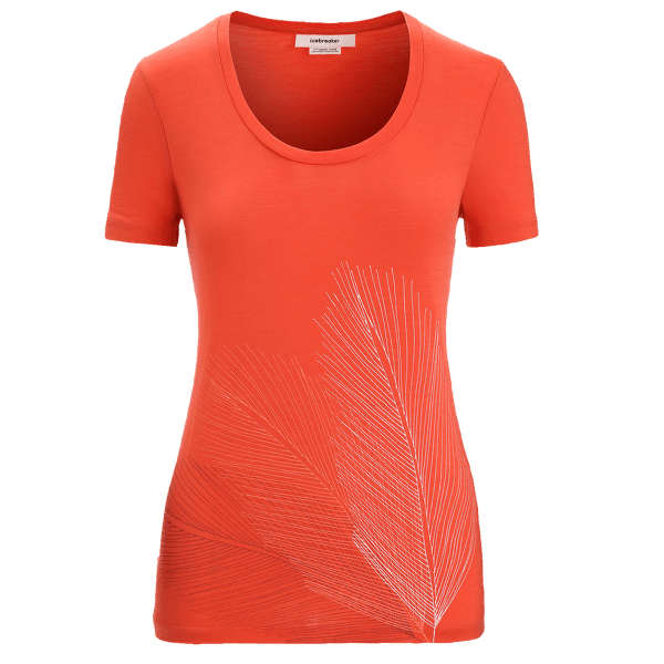 Tricou cu mânecă scurtă Icebreaker Tech Lite II SS Scoop Tee Plume Women VIBRANT EARTH