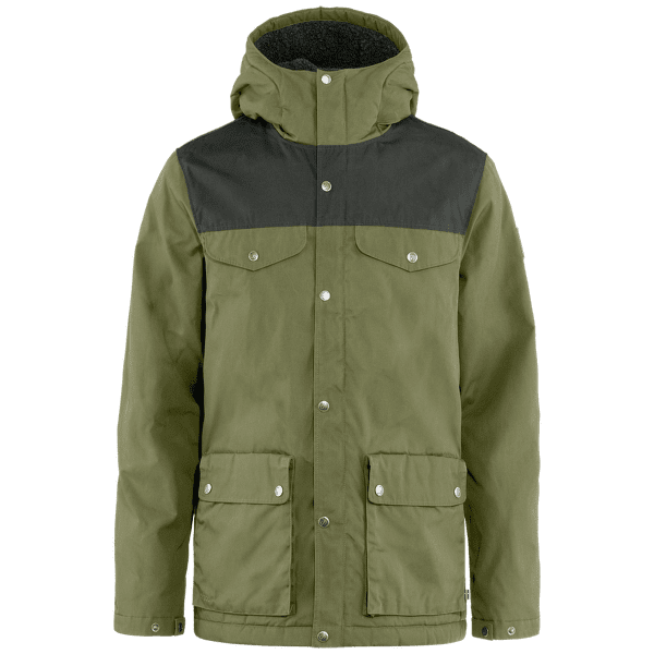 Jachetă Fjällräven Greenland Winter Jacket Men Green-Dark Grey