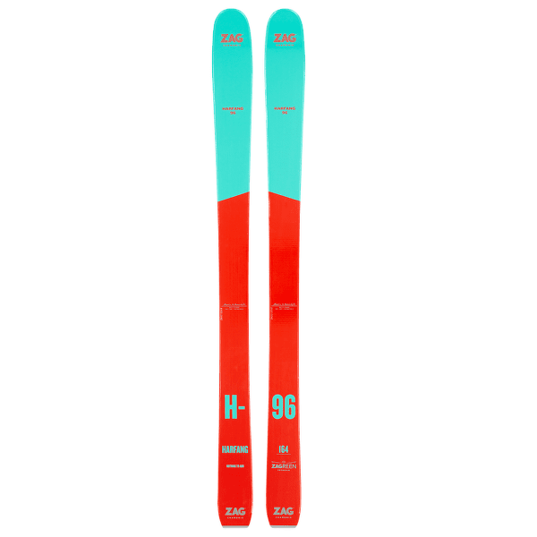 Schi Zag ZAG SKIS H96 LADY 2022-2023 ORANGE/TURQUOISE