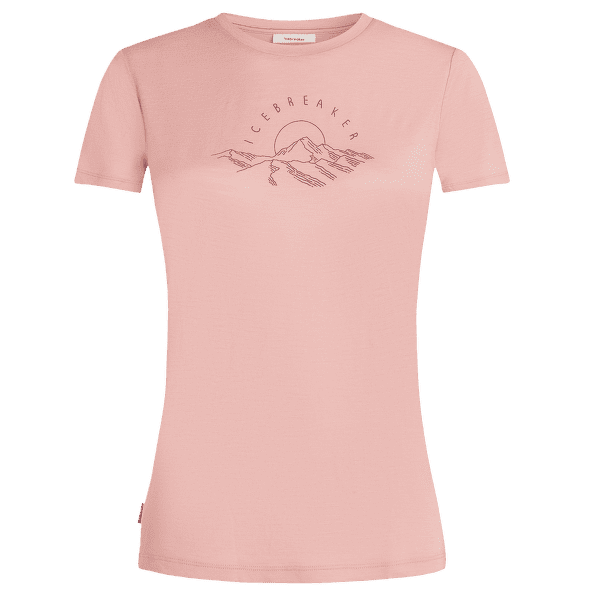 Tricou cu mânecă scurtă Icebreaker Merino 150 Tech Lite SS Tee Sunrise Summit Women BLUSH