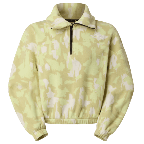 Hanorac The North Face MOUNTAIN ATHLETICS FLEECE 1/4 ZIP-PRIN Women MKO LEMON MIST PAINTED MOUNTAINS PRINT