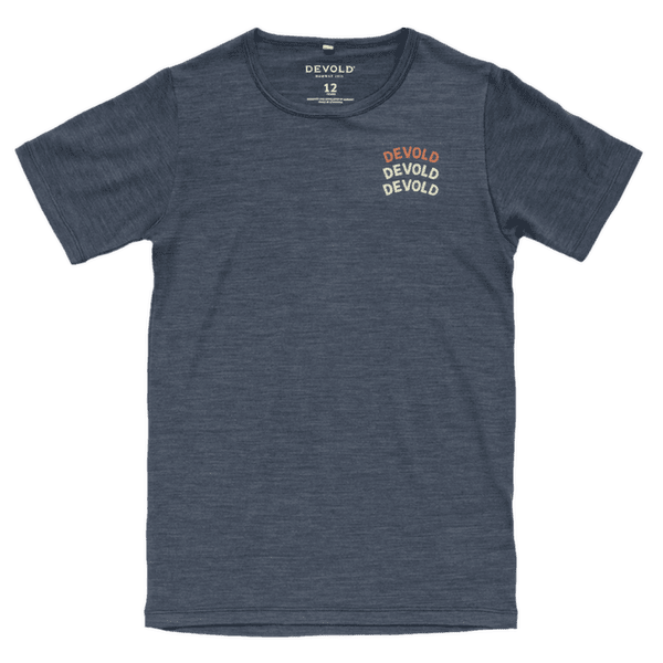 Tricou cu mânecă scurtă Devold Active Devold Legacy Tee Junior 287A NIGHT