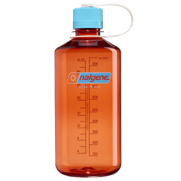Sticlă Nalgene Narrow-Mouth 1000 mL Sustain Flame w/Blue Atoll