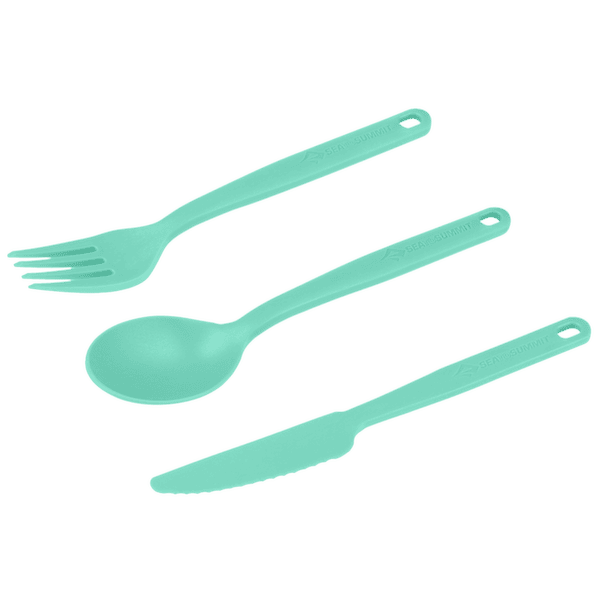 Set Sea to Summit Camp Cutlery Set 3 Piece Cabbage