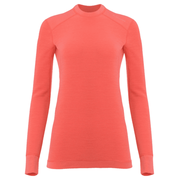 Tricou cu mânecă lungă Aclima StreamWool Crew Neck Women Spiced Coral