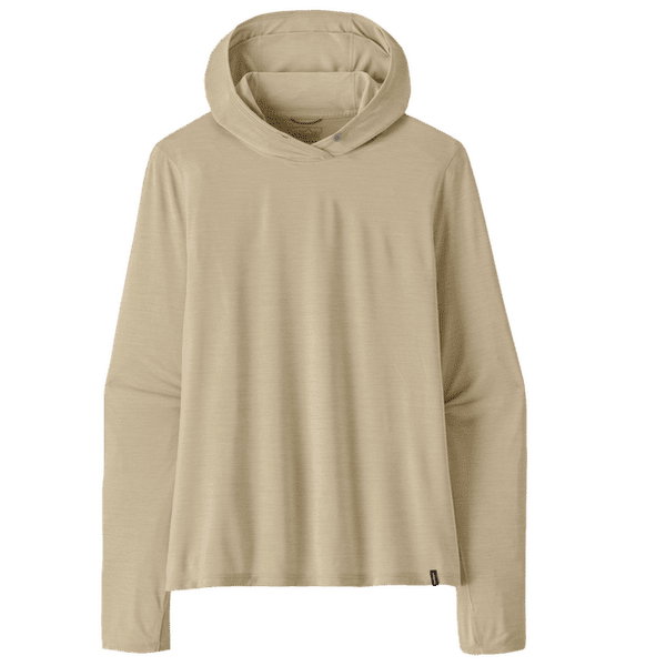 Tricou cu mânecă lungă Patagonia Cap Cool Ultra Hoody Women Pumice - Dyno White X-Dye