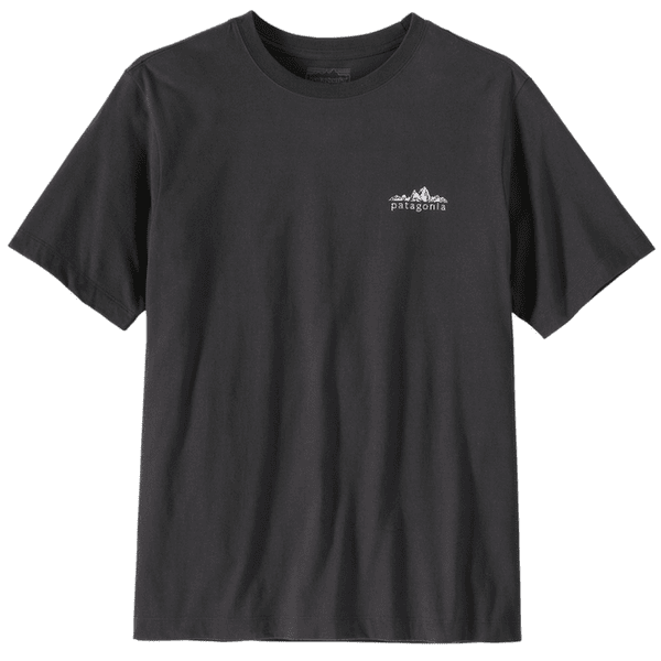 Tricou cu mânecă scurtă Patagonia FITZ ROY FOOTHILLS T-SHIRT Men Ink Black