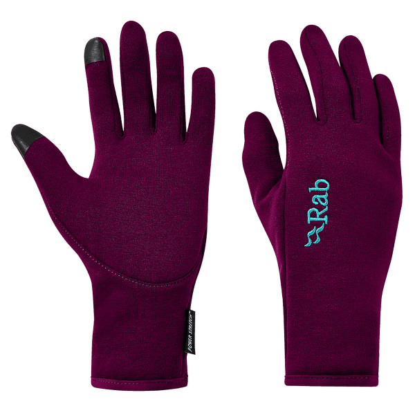 Mănuși Rab Power Stretch Contact Glove Women Berry