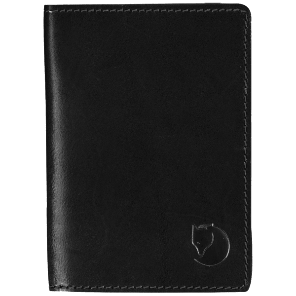 Penar Fjällräven Leather Passport Cover Black