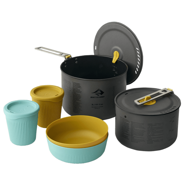 Farfurii Sea to Summit Frontier UL Two Pot Cook Set - [2P] [6 Piece]